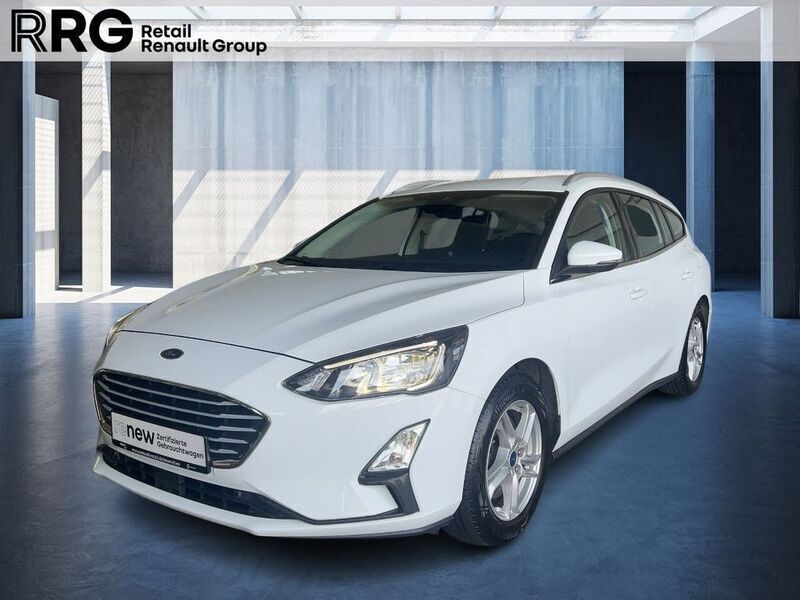 Weiß Gebraucht 2021 Ford Focus Cool & Connect Kombi | 13.990 € (Fairer Preis) - Bild 1/4