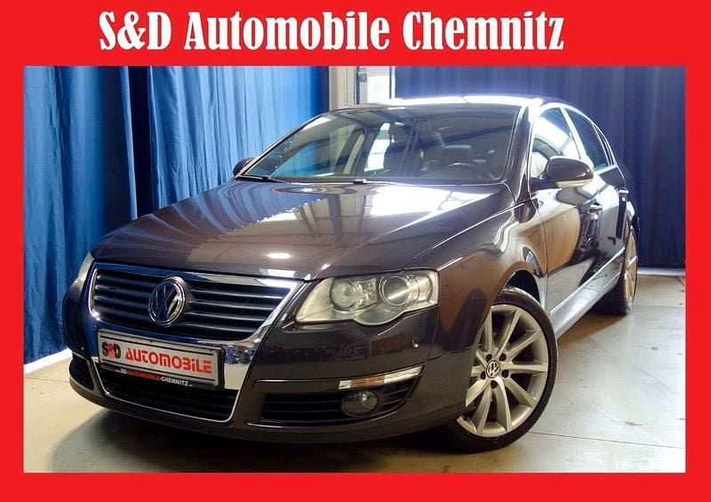 Moccaanthrazit (metallic) Gebraucht 2009 VW Passat Highline Limousine | 9.999 € - Bild 1/3