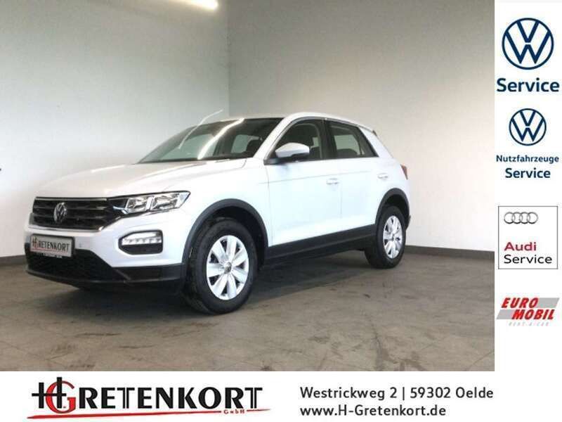White silver (silber) Gebraucht 2021 VW T-Roc SUV | 20.585 € (Guter Preis) - Bild 1/4