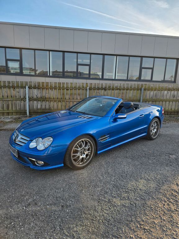 Blau Gebraucht 2006 Mercedes SL350 Cabrio | 21.999 € (Fairer Preis) - Bild 1/4