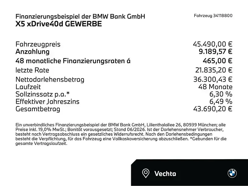 Gebraucht BMW X5 Shadowline 340 PS (250 kW) 2022 Schwarz SUV