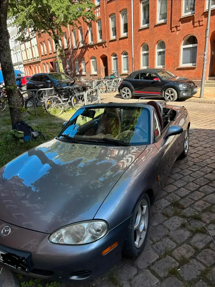 Gebraucht Mazda MX5 110 PS (80 kW) 2002 Silber Cabrio