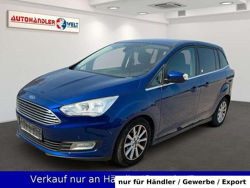 Blau Gebraucht 2016 Ford Grand C-Max Titanium Van / Kleinbus | 5.399 € - Bild 1/3