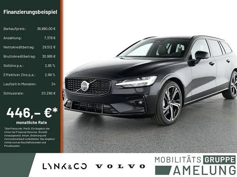 Onyx schwarz Gebraucht 2025 Volvo V60 Plus Kombi | 36.890 € (Fairer Preis) - Bild 1/4