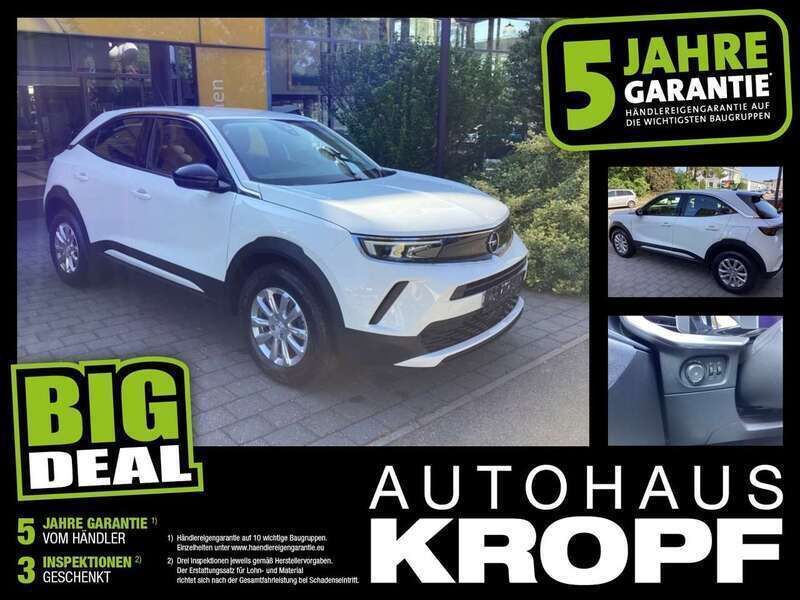 Jade weiss/arktis weiss Gebraucht 2022 Opel Mokka Edition SUV | 15.480 € (Guter Preis) - Bild 1/4
