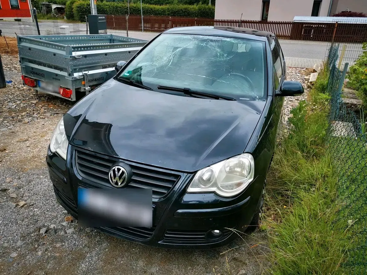 Gebraucht VW Polo 80 PS (58 kW) 2007 Schwarz Kleinwagen