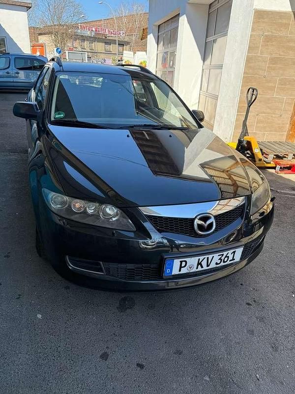 Schwarz Gebraucht 2007 Mazda 6 Active Kombi | 1.250 € (Etwas zu teuer) - Bild 1/4