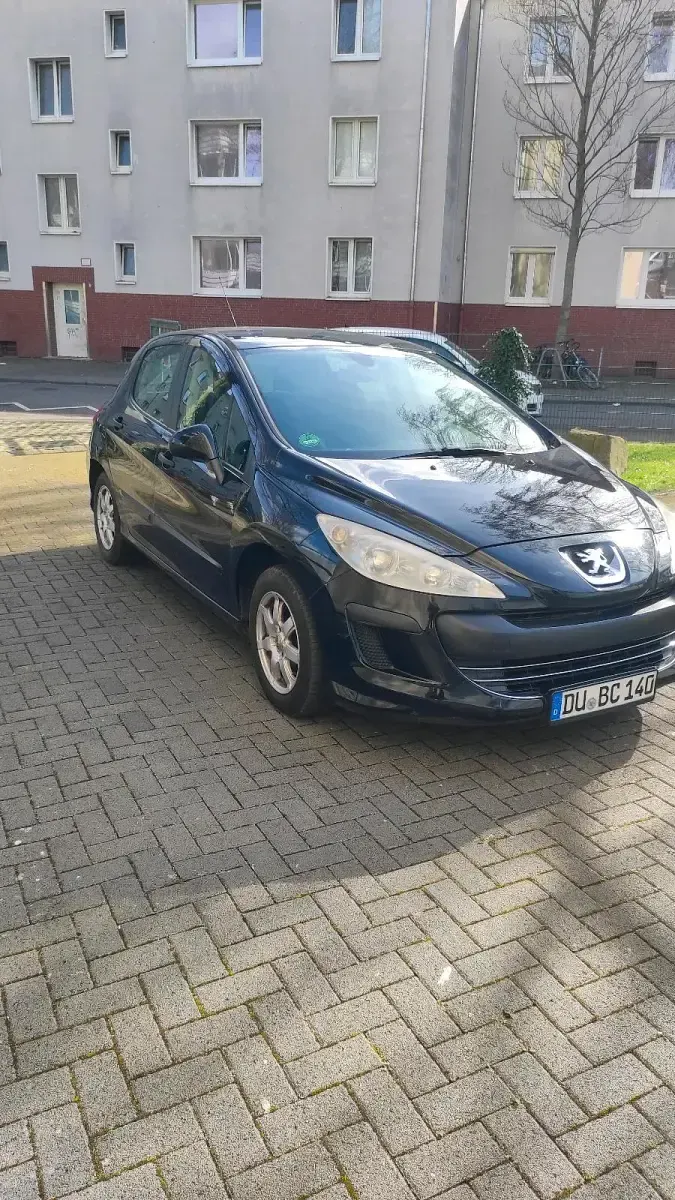 Gebraucht Peugeot 308 120 PS (88 kW) 2007 Schwarz Kleinwagen