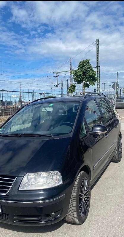 Gebraucht VW Sharan United 140 PS (102 kW) 2008 Schwarz Van / Kleinbus