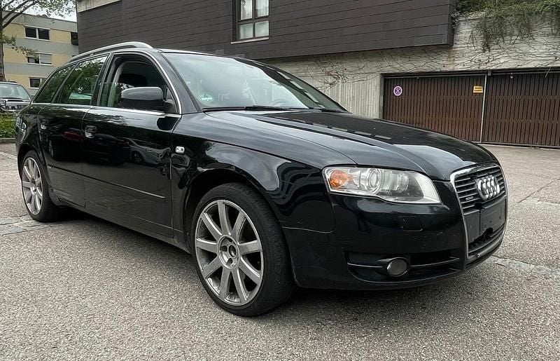 Schwarz Gebraucht 2007 Audi A4 S-Line Kombi | 1.600 € (Superpreis) - Bild 1/4