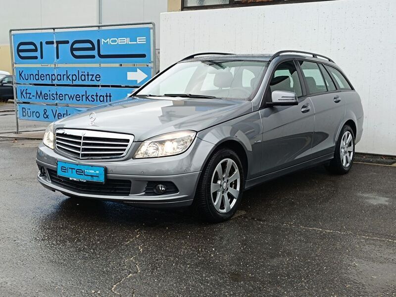Palladiumsilber metalliclack Gebraucht 2010 Mercedes C200 Kombi | 8.490 € (Fairer Preis) - Bild 1/4