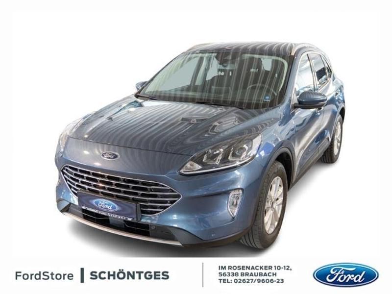 Blau Gebraucht 2021 Ford Kuga Titanium SUV | 19.380 € (Guter Preis) - Bild 1/3