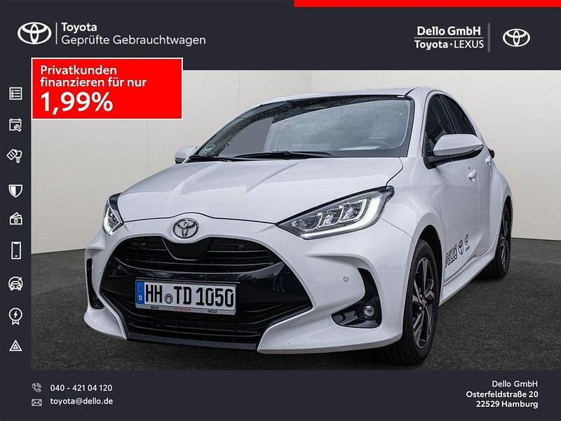 Weiß Gebraucht 2025 Toyota Yaris Hybrid Limousine | 26.990 € (Fairer Preis) - Bild 1/4