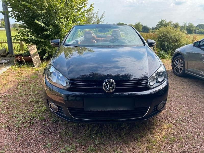 Gebraucht VW Golf Cabriolet 105 PS (77 kW) 2012 Schwarz Cabrio