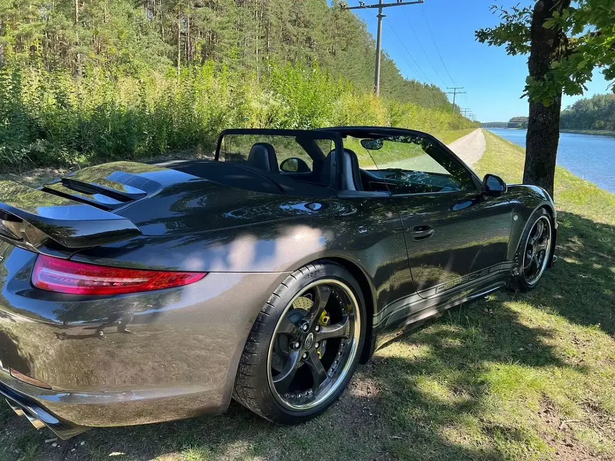 Gebraucht Porsche 991 349 PS (256 kW) 2012 Anthrazitbraun Cabrio