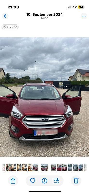 Rot Gebraucht 2019 Ford Kuga Titanium SUV | 20.999 € (Fairer Preis) - Bild 1/4