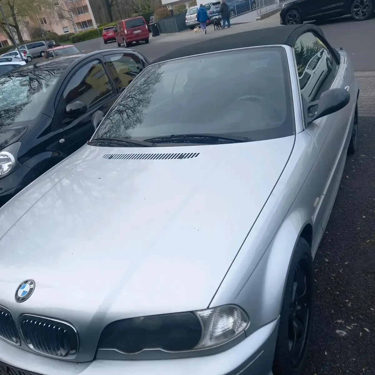 Gebraucht BMW 320 Cabriolet 170 PS (125 kW) 2001 Grau Cabrio