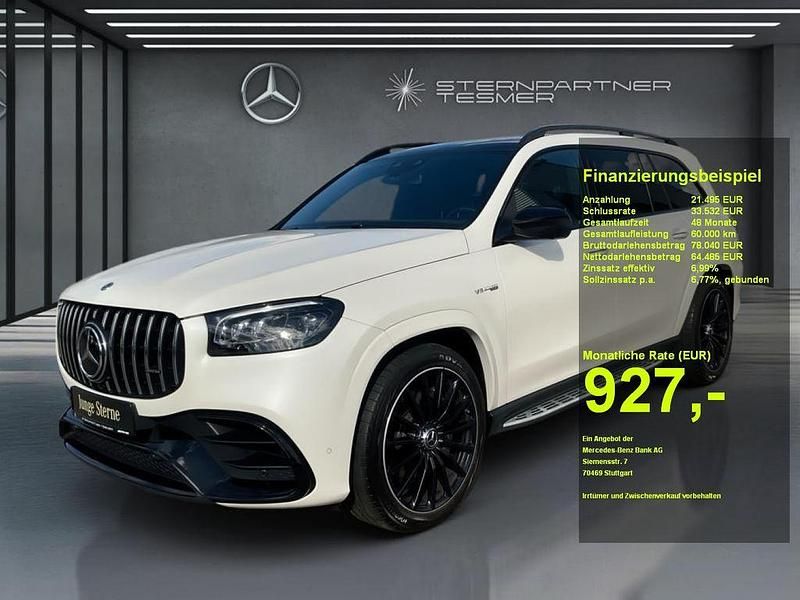 Weiß Gebraucht 2021 Mercedes GLS63 AMG AMG SUV | 85.980 € - Bild 1/3