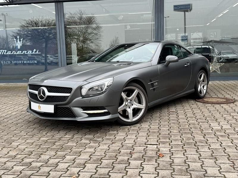 Grau Gebraucht 2012 Mercedes SL500 AMG Cabrio | 39.900 € (Guter Preis) - Bild 1/4