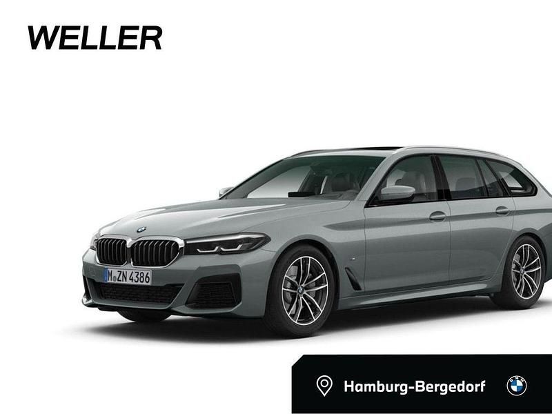 Skyscraper grau (grau) Gebraucht 2024 BMW 520 M Sport Kombi | 43.950 € (Superpreis) - Bild 1/4