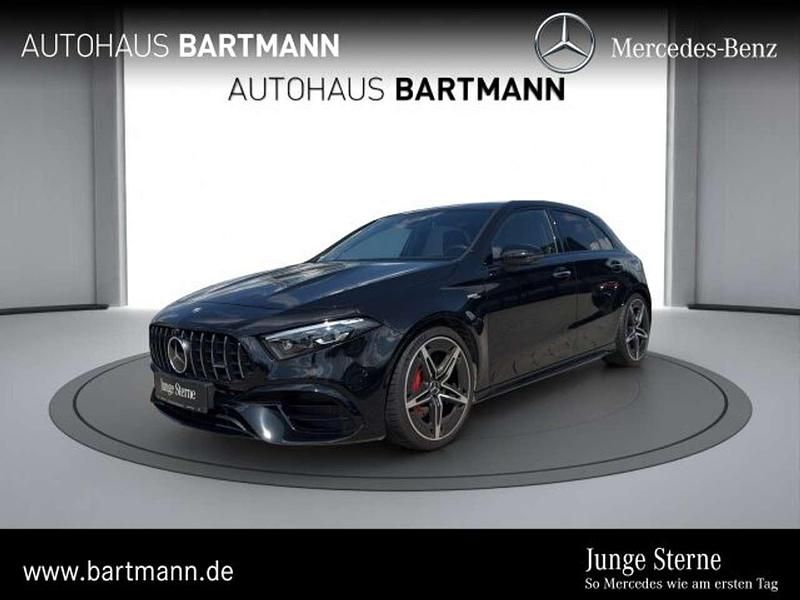 Lack kosmosschwarz Gebraucht 2023 Mercedes A45 AMG AMG Limousine | 51.500 € (Guter Preis) - Bild 1/4