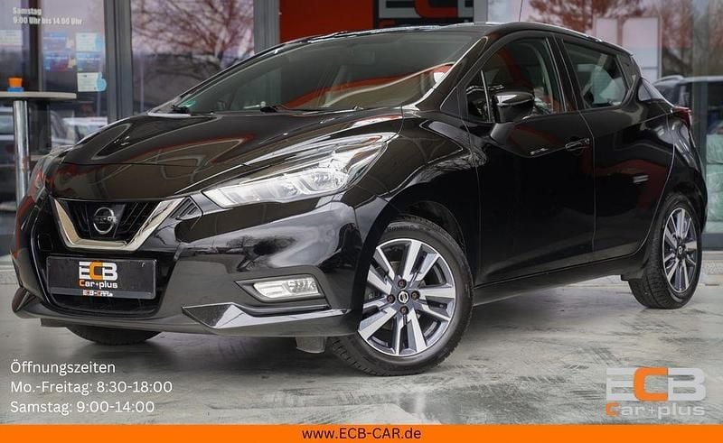 Schwarz Gebraucht 2018 Nissan Micra Kleinwagen | 7.950 € (Guter Preis) - Bild 1/4