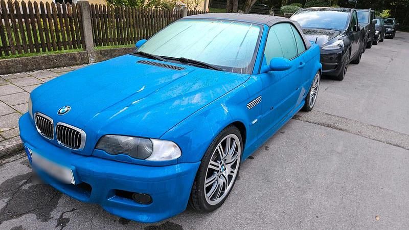 Blau Gebraucht 2002 BMW M3 Cabriolet Cabrio | 27.990 € (Guter Preis) - Bild 1/4