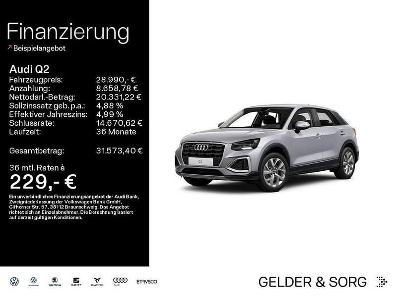 Gebraucht Audi Q2 Advanced 150 PS (110 kW) 2023 Florettsilber metallic SUV