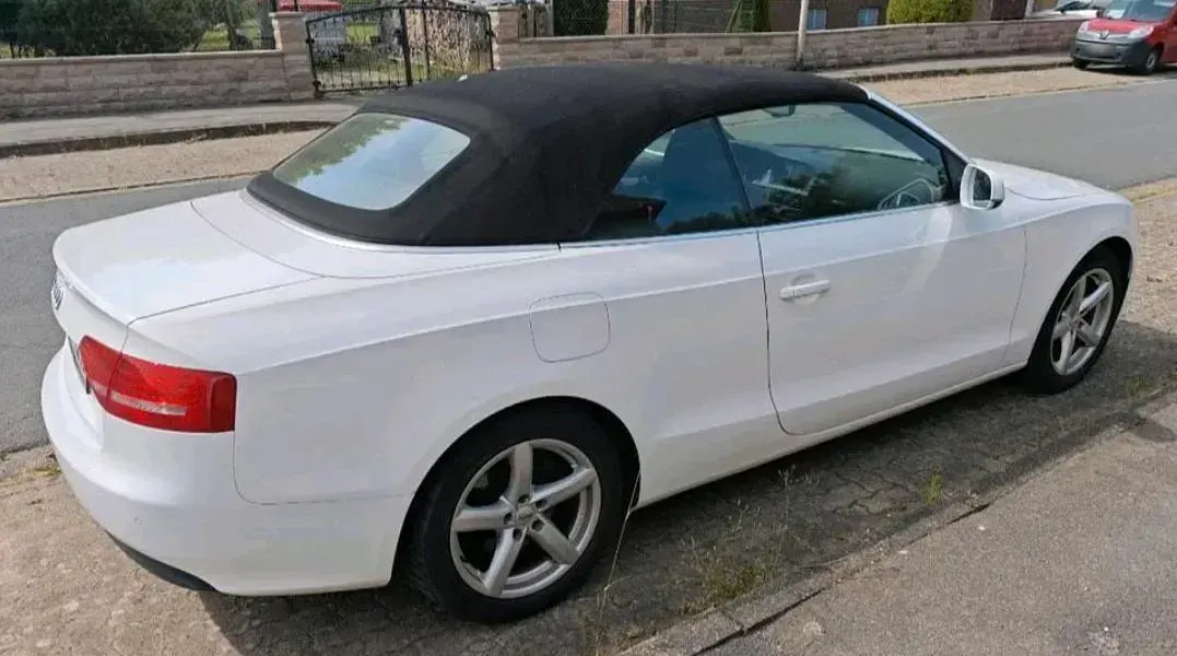 Gebraucht Audi A5 Cabriolet S-Line 170 PS (125 kW) 2011 Weiß Cabrio