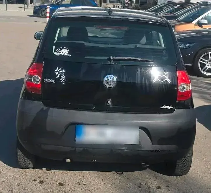 Używany VW Fox 55 KM (40 kW) 2010 Czarny Hatchback