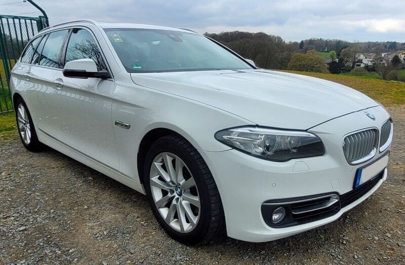 Weiß Gebraucht 2014 BMW 535 Comfort Edition Kombi | 14.200 € (Superpreis) - Bild 1/4