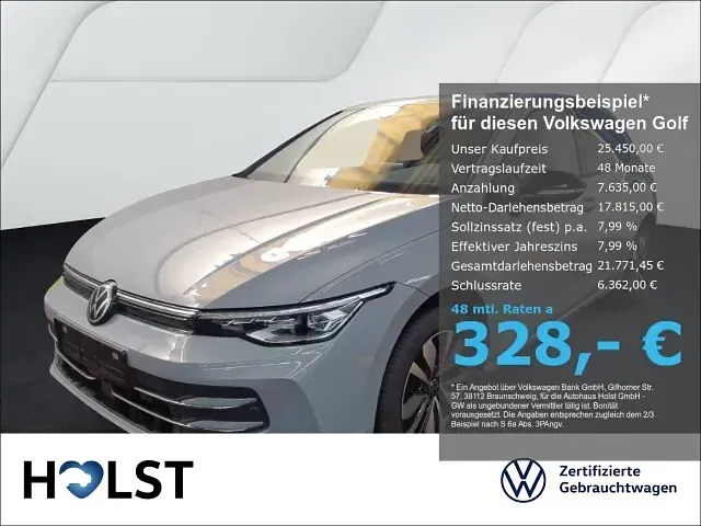 Gebraucht VW Golf VIII Goal 116 PS (85 kW) 2025 Limousine