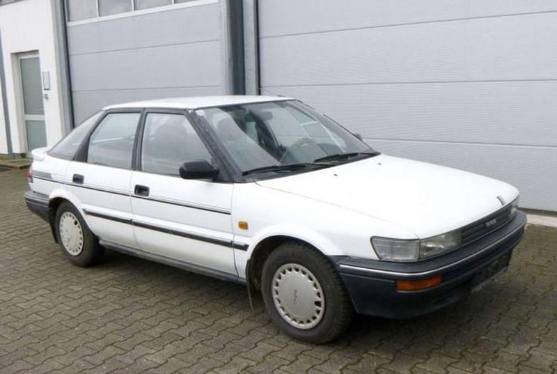 Gebraucht Toyota Corolla 67 PS (49 kW) 1990 Weiß Kleinwagen