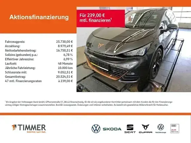 Gebraucht Cupra Born 150 kW (204 PS) 2022 Quasargrau Kleinwagen
