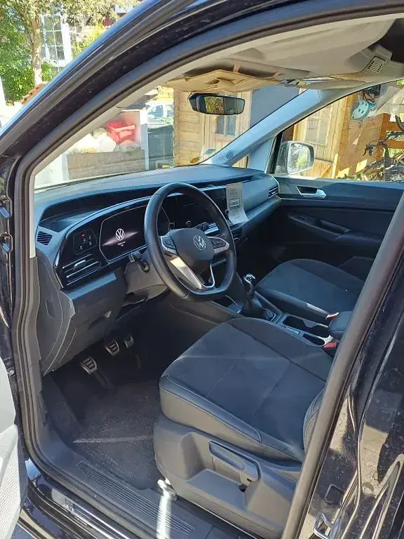 Gebraucht VW Caddy 122 PS (89 kW) 2022 Schwarz Van / Kleinbus