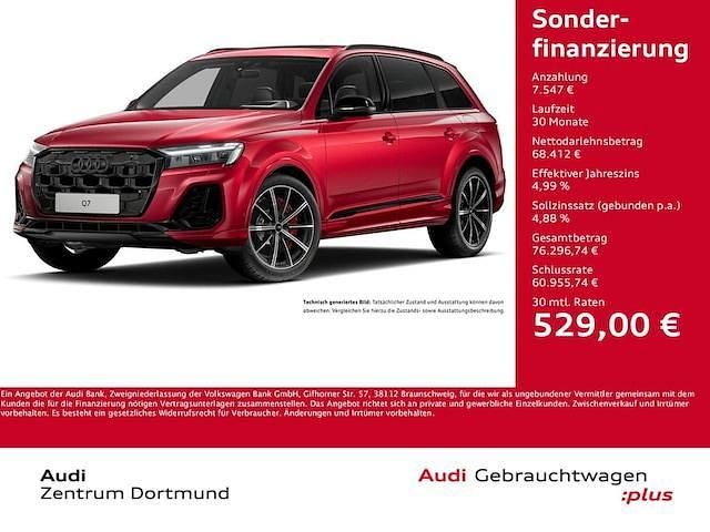 Rot Gebraucht 2024 Audi Q7 S-Line SUV | 75.959 € (Guter Preis) - Bild 1/3