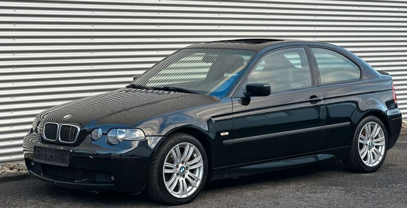 Schwarz Gebraucht 2002 BMW 316 Compact Sport Line Kleinwagen | 1.900 € (Fairer Preis) - Bild 1/4