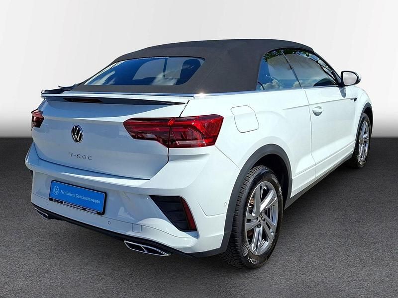 Gebraucht VW T-Roc Cabriolet R-line 150 PS (110 kW) 2025 Weiß Cabrio