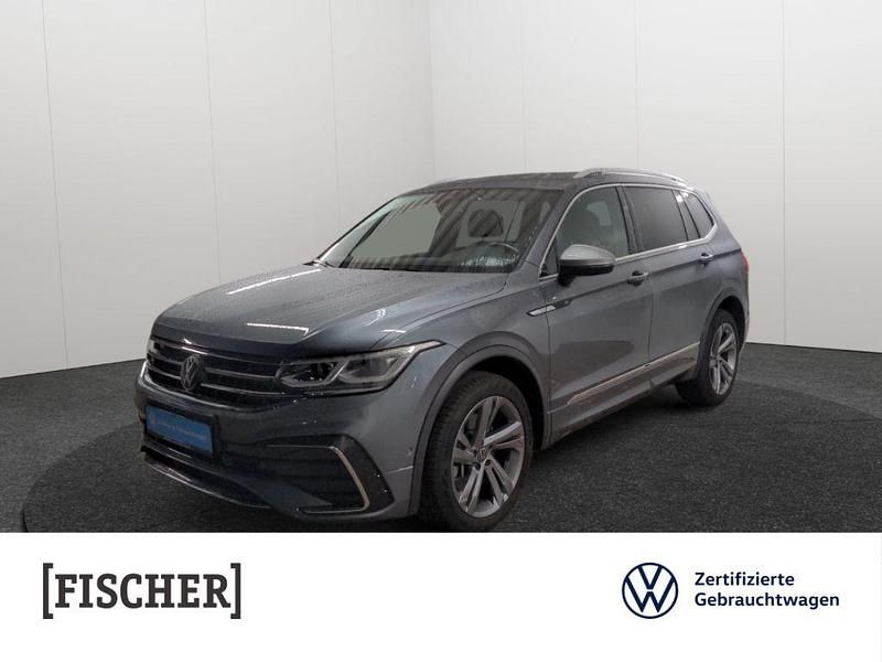 Grau Gebraucht 2022 VW Tiguan Allspace R-line SUV | 37.876 € (Fairer Preis) - Bild 1/4