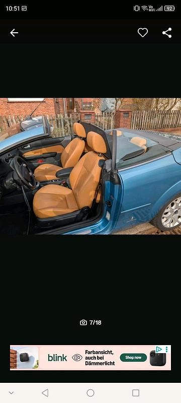 Gebraucht Ford Focus Cabriolet 2006 Blau Cabrio