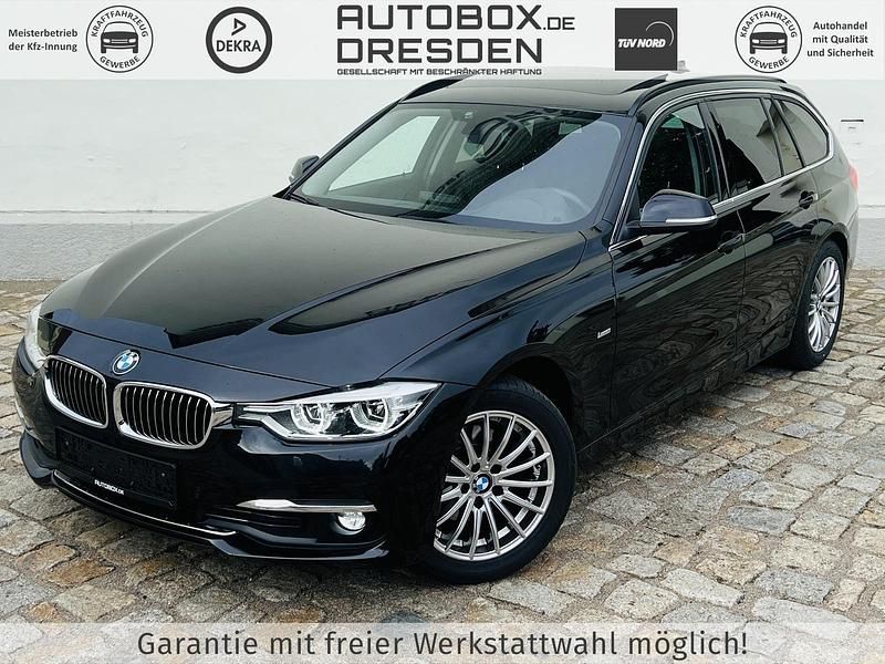 Black sapphire Gebraucht 2015 BMW 320 Luxury Line Kombi | 16.890 € (Fairer Preis) - Bild 1/3