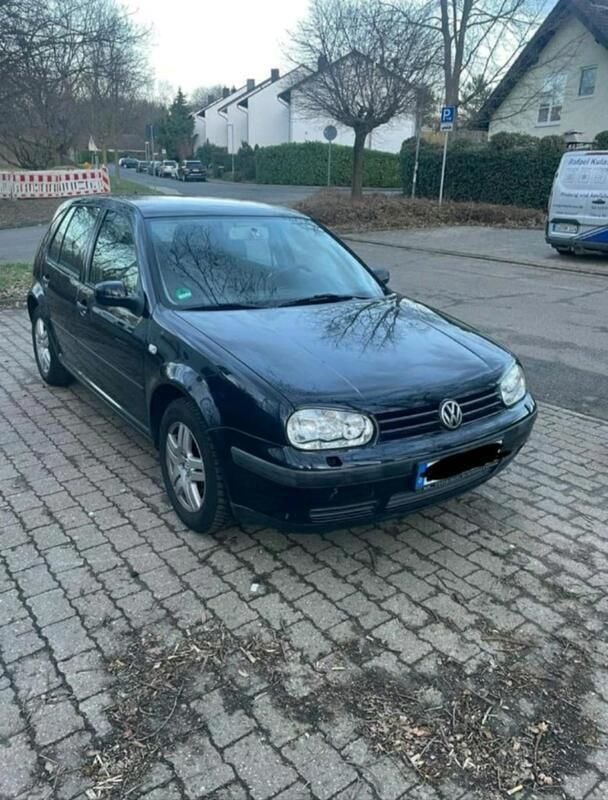 Schwarz Gebraucht 2001 VW Golf IV Kleinwagen | 1.000 € (Superpreis) - Bild 1/4