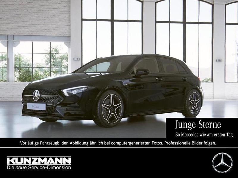 Nachtschwarz Gebraucht 2020 Mercedes A250 AMG Limousine | 22.590 € (Guter Preis) - Bild 1/4