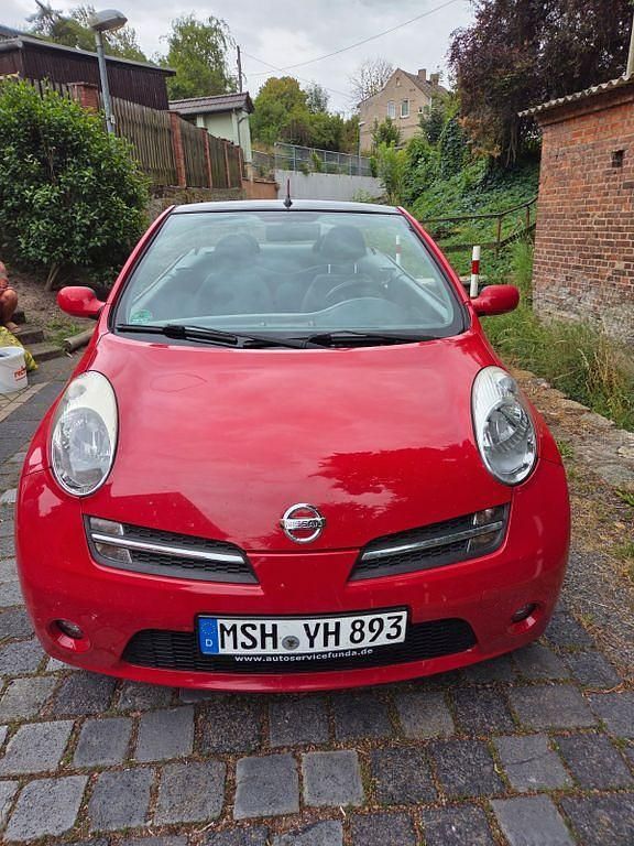 Rot Gebraucht 2006 Nissan Micra C+C Cabrio | 1.500 € (Etwas zu teuer) - Bild 1/4