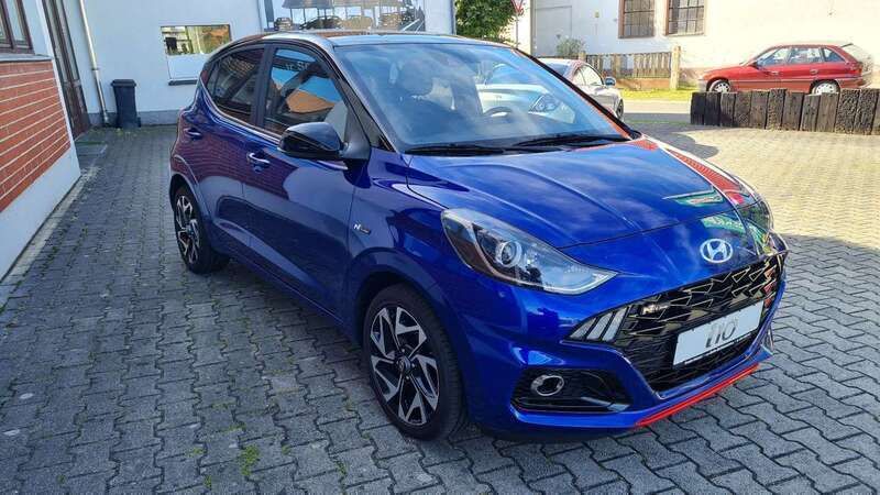 Blau Gebraucht 2022 Hyundai i10 N Line Kleinwagen | 15.980 € (Guter Preis) - Bild 1/4