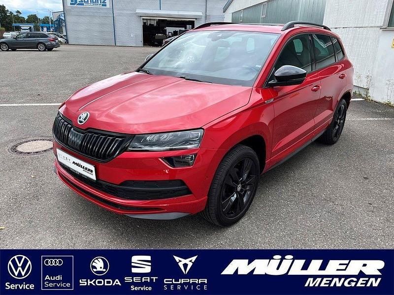 Rot Gebraucht 2019 Skoda Karoq SportLine SUV | 21.990 € (Fairer Preis) - Bild 1/4
