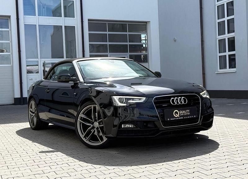 Schwarz Gebraucht 2017 Audi A5 Cabriolet S-Line Cabrio | 27.390 € (Superpreis) - Bild 1/4