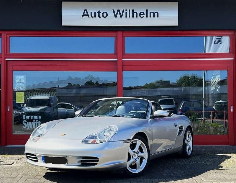 Arktissilber metallic Gebraucht 2003 Porsche Boxster Cabrio | 18.990 € (Guter Preis) - Bild 1/4