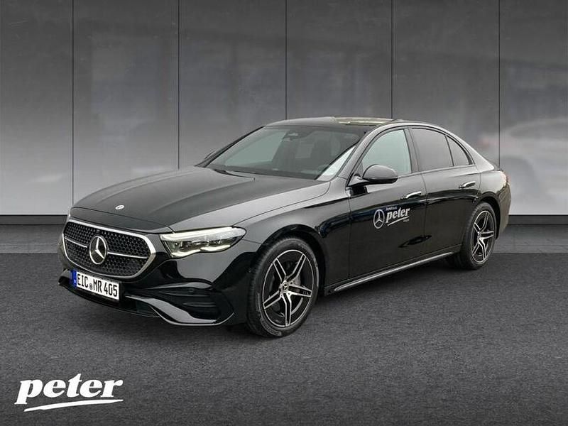 Gebraucht Mercedes E200 AMG 204 PS (150 kW) 2024 Metalliclack obsidianschwarz Limousine