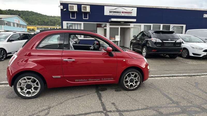 Rot Gebraucht 2015 Fiat 500C Cabrio | 6.900 € (Superpreis) - Bild 1/4